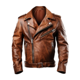 Vintage brown Leather jacket